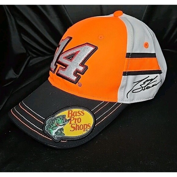 Tony Stewart NASCAR #14, Bass Pro Shops, Adjustable Hat Stewart Haas Rac - Picture 2 of 6